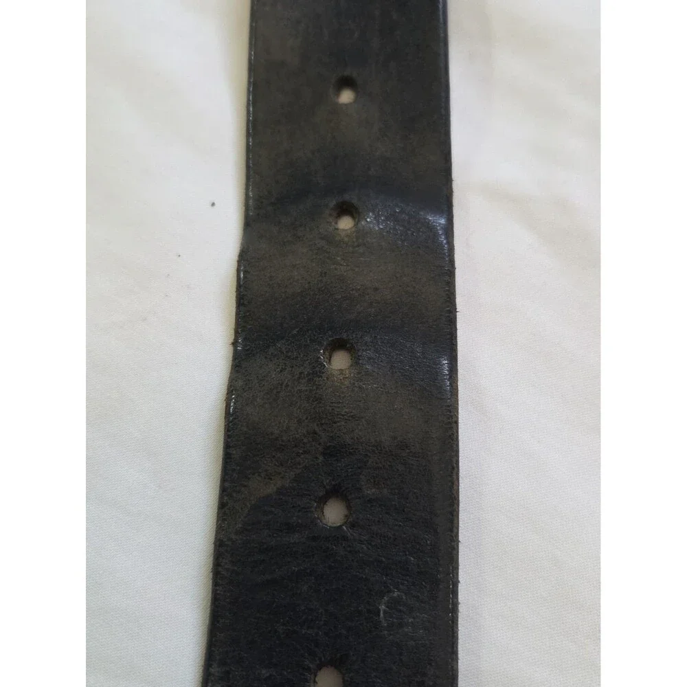Vintage Harley-Davidson Men’s Genuine Leather Biker Belt (Made in USA) size 36